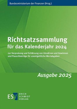 Richtsatzsammlung für das Kalenderjahr 2024