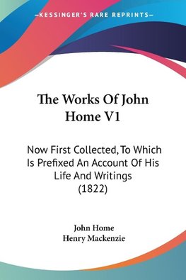 The Works Of John Home V1