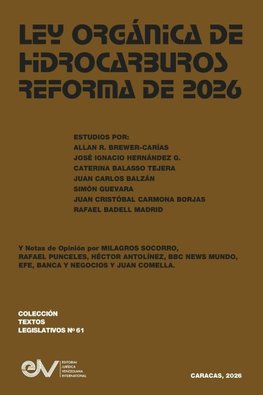 LEY ORGANICA DE HIDROCARBUROS. REFORMA DE 2026