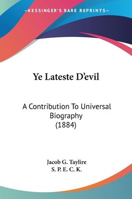 Ye Lateste D'evil