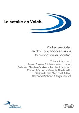 Le notaire en Valais