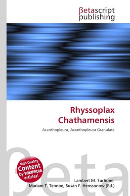 Rhyssoplax Chathamensis