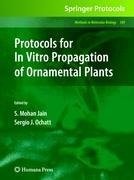 Protocols for In Vitro Propagation of Ornamental Plants