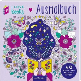 I Love Books - Ausmalbuch