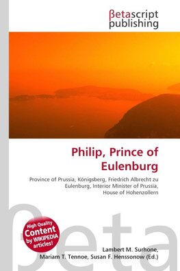 Philip, Prince of Eulenburg