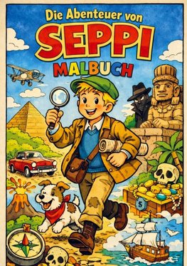 Malbuch, Die abenteuer von Seppi