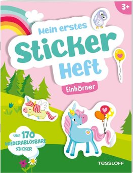 Mein erstes Stickerheft. Einhörner