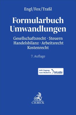 Formularbuch Umwandlungen