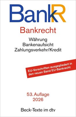 Bankrecht. BankR