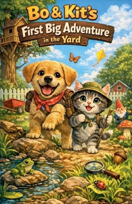 Bo & Kit's First Big Adventure in the Yard