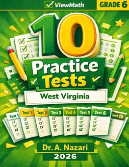 10 West Virginia WVGSA Grade 6 Math Practice Tests