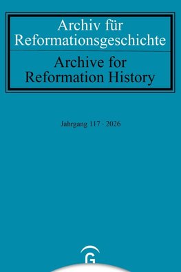 Archiv für Reformationsgeschichte - Aufsatzband