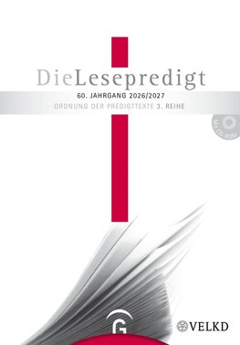 Die Lesepredigt 2026/2027