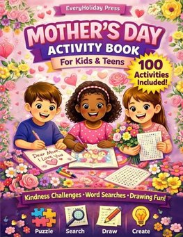 Mother's Day Activity Book for kids and teens