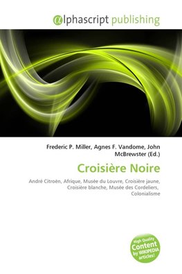 Croisière Noire