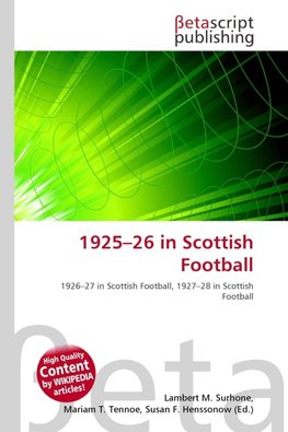 1925-26 in Scottish Football