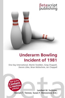 Underarm Bowling Incident of 1981