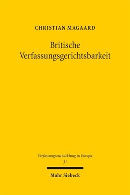 Britische Verfassungsgerichtsbarkeit