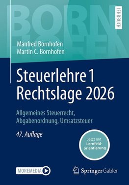 Steuerlehre 1 Rechtslage 2026