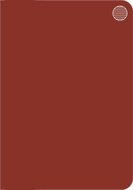 Garnet Pocket Lined Notebook