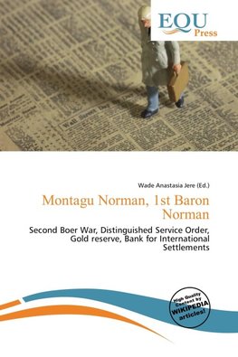 Montagu Norman, 1st Baron Norman