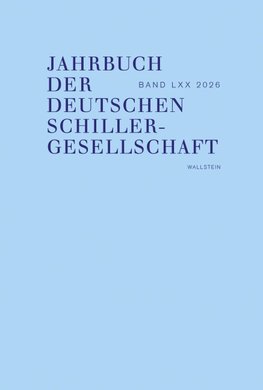 Jahrbuch der Deutschen Schillergesellschaft 2026