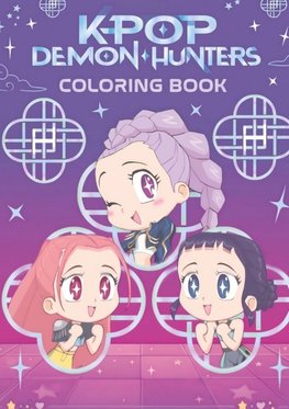 KPop Demon Hunters Coloring Book
