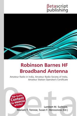Robinson Barnes HF Broadband Antenna