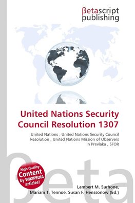United Nations Security Council Resolution 1307