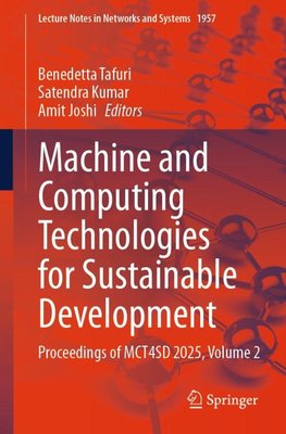 Machine and Computing Technologies for Sustainable Development