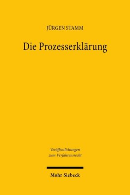 Die Prozesserklärung