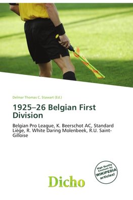 1925-26 Belgian First Division