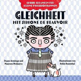 Gleichheit mit Simone de Beauvoir. Bilderbuch