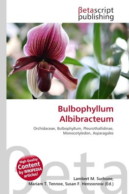 Bulbophyllum Albibracteum