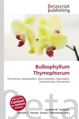 Bulbophyllum Thymophorum
