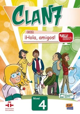 Clan 7 con ¡Hola, amigos! 4. Kursbuch + Code