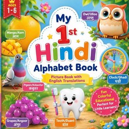 My First Hindi Alphabet Book for Kids