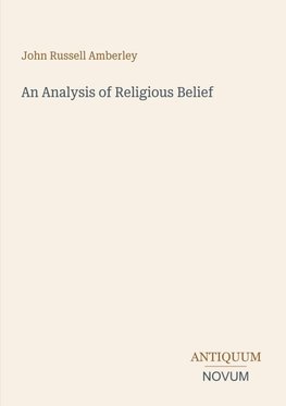 An Analysis of Religious Belief