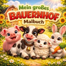 Mein großes Bauernhof-Malbuch