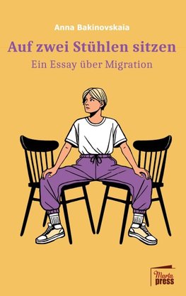 Auf zwei Stühlen sitzen