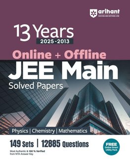 13 YEARS JEE MAIN SOLVED PAPER (2025-2013)