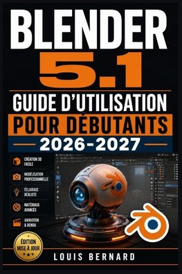 Blender 5.1 Guide d'Utilisation  pour Débutants 2026-2027