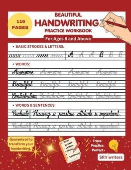 Beautiful Handwriting Practice Workbook