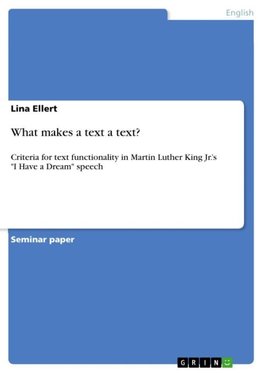 What makes a text a text?