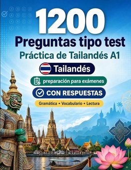 1200 preguntas tipo test para practicar Tailandés nivel A1