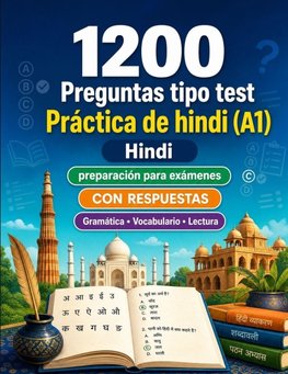 1200 preguntas tipo test para practicar hindi nivel A1