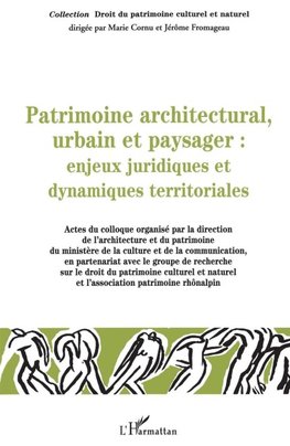 Patrimoine architectural, urbain et paysager