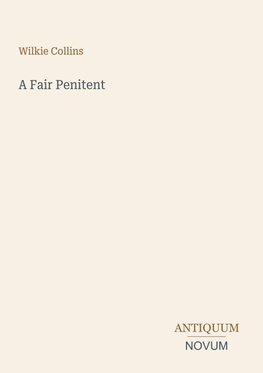 A Fair Penitent