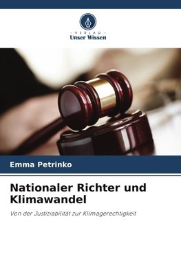 Nationaler Richter und Klimawandel