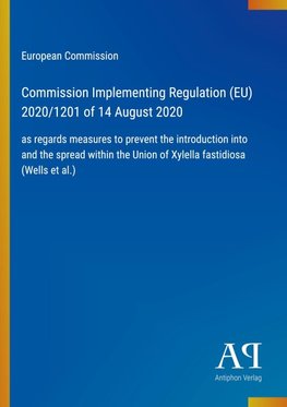 Commission Implementing Regulation (EU) 2020/1201 of 14 August 2020